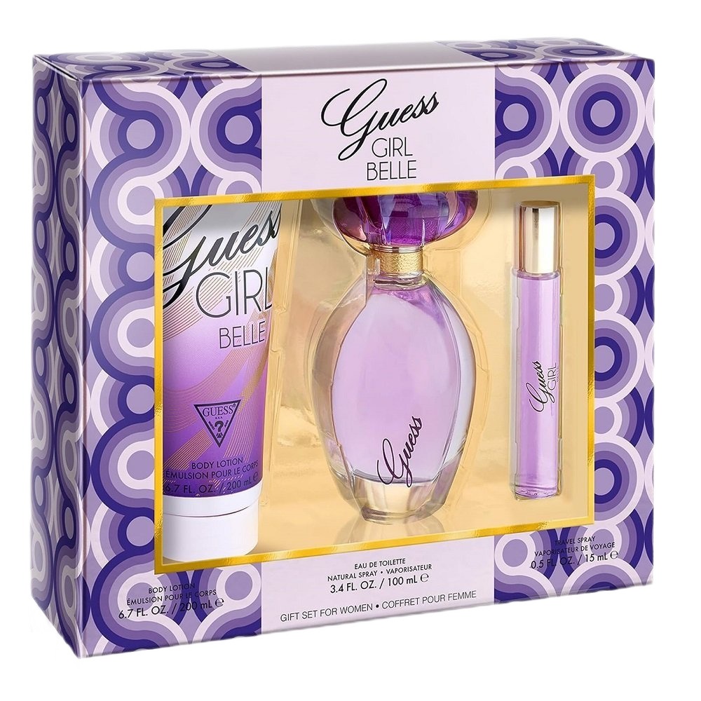 85353291761124288 Girl Belle zestaw woda toaletowa spray 100ml + woda toaletowa spray 15ml + balsam do ciała 200ml - obrazek 1