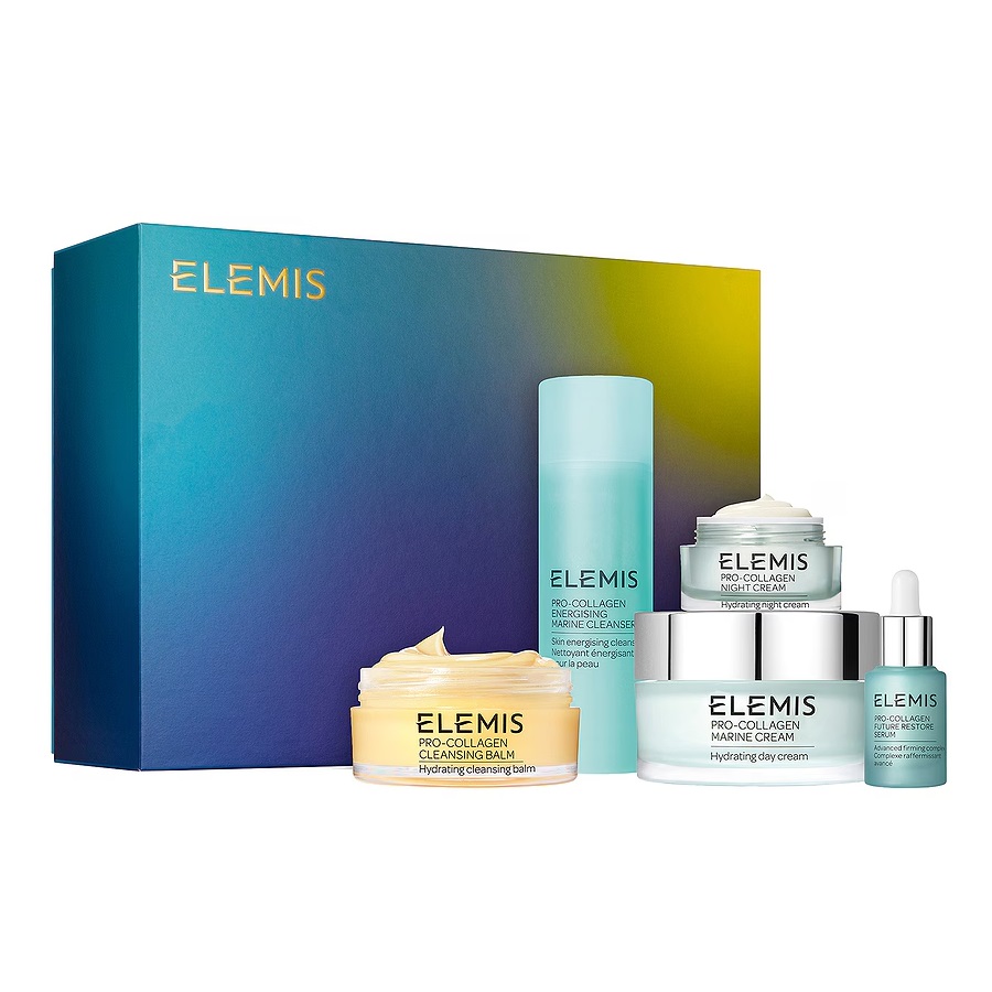 85397651730971020 The Ultimate Pro-Collagen Collection zestaw balsam oczyszczający 100g + krem do twarzy 100ml + krem na noc 30ml + żel do mycia twarzy 15ml + serum do twarzy 15ml - obrazek 1