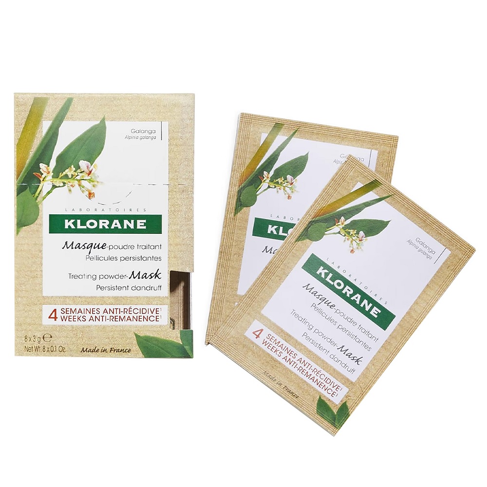 85459221705675505 Treating Powder Mask maska do włosów przeciw łupieżowi z galangalem 8x3g - obrazek 1