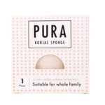 Pura Konjac Sponge gąbka do mycia twarzy White