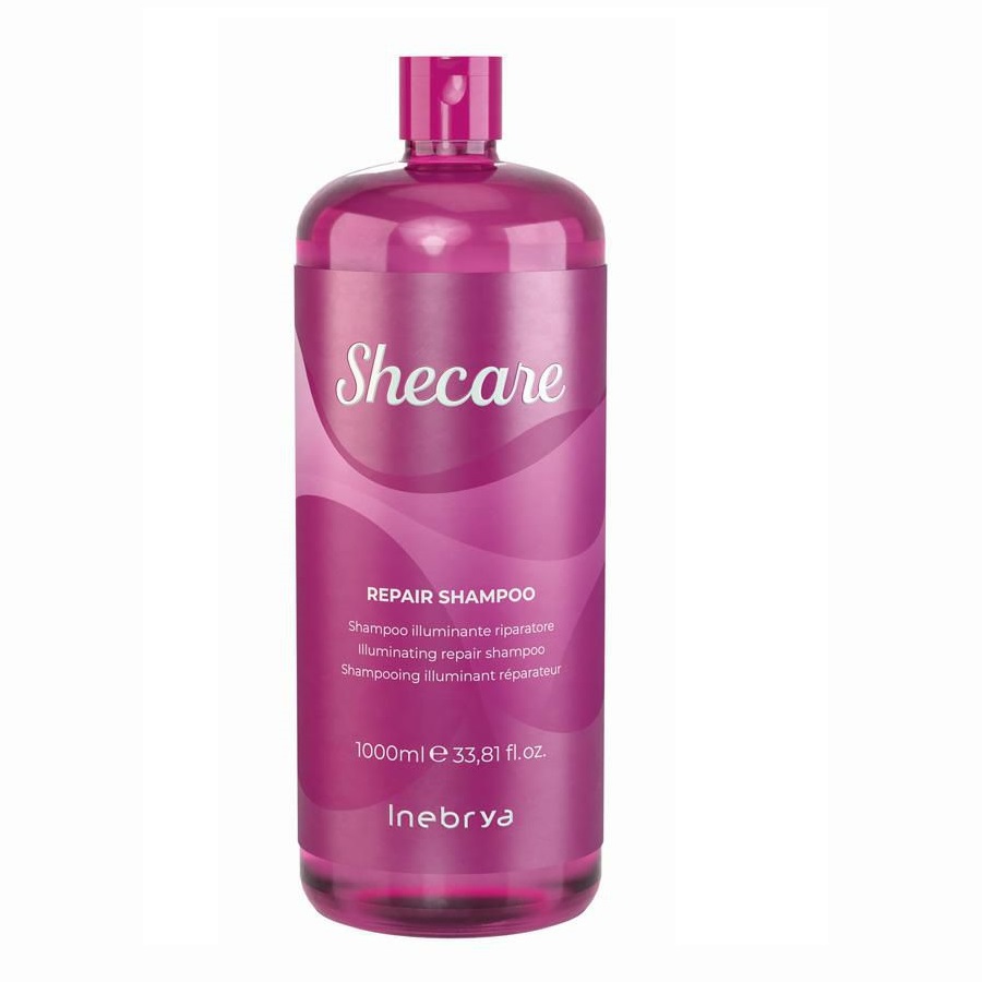 85571971632154669 Shecare Repair Shampoo rozświetlająco-naprawczy szampon do włosów zniszczonych zabiegami chemicznymi 1000ml - obrazek 1