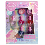 Little Unicorn Nail Polish & Lip Set zestaw błyszczyk do ust 2szt. + lakier do paznokci 5szt.