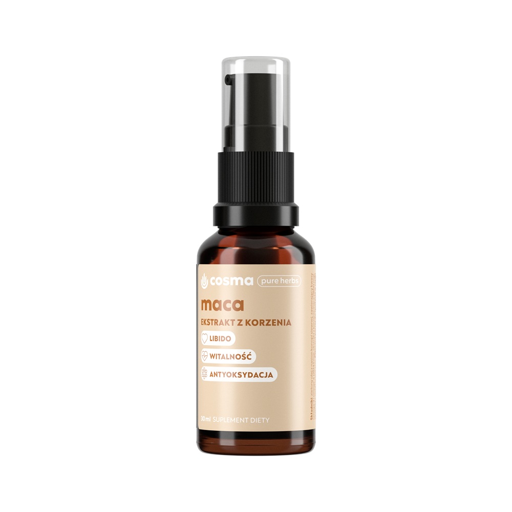85734131766401242 Pure Herbs Maca ekstrakt z korzenia maca suplement diety 30ml - obrazek 1