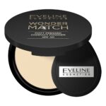 Wonder Match matowy puder prasowany z filtrem ochronnym SPF30 01 Light Beige 8g