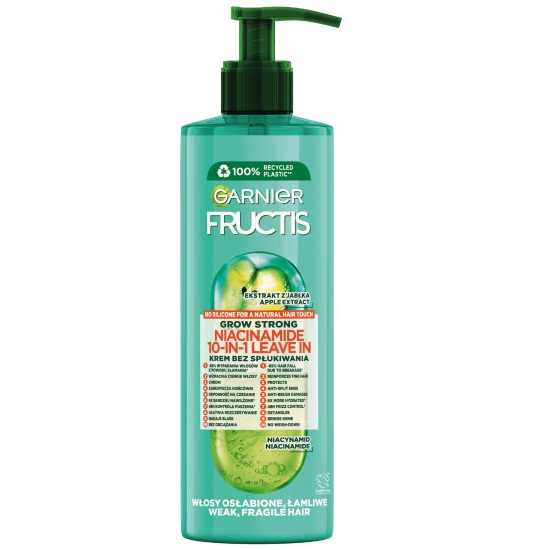 85887561699952648 Fructis Grow Strong 10in1 krem bez spłukiwania do włosów 400ml - obrazek 1