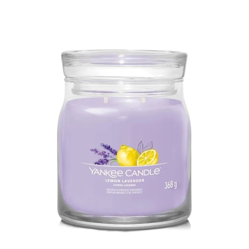 85966901747819466 Średnia świeca zapachowa Lemon Lavender 368g - obrazek 1