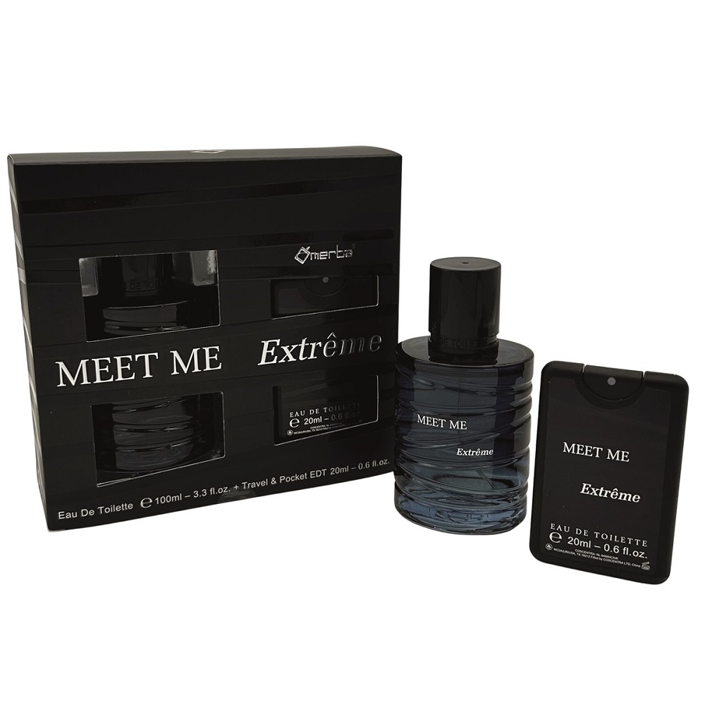 85976341740658670 Meet Me Extreme zestaw woda toaletowa spray 100ml + woda toaletowa spray 20ml - obrazek 1