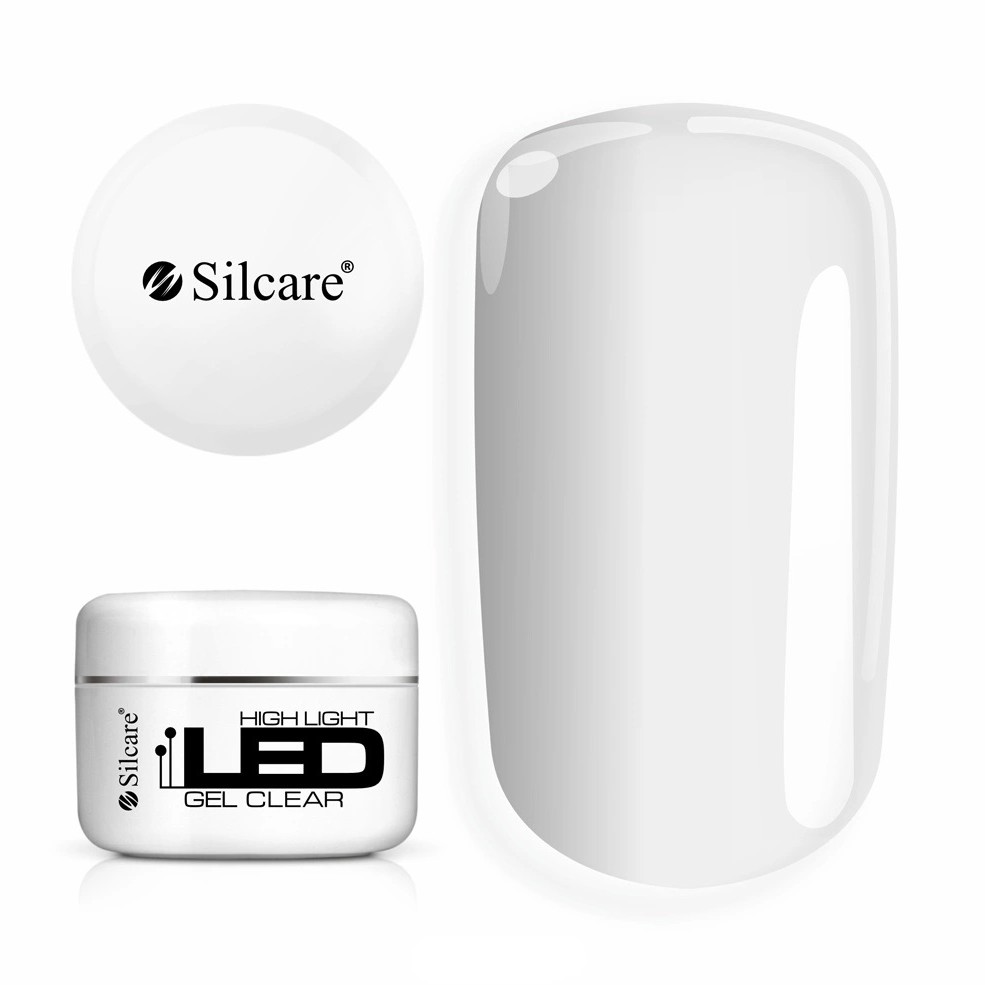 85977971753952913 High Light LED Gel Clear średniogęsty jednofazowy żel do paznokci 100g - obrazek 1