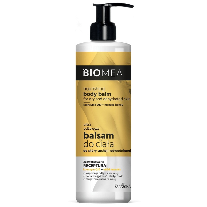 86058361616589593 Biomea ultra odżywczy balsam do ciała do skóry suchej i odwodnionej 400ml - obrazek 1