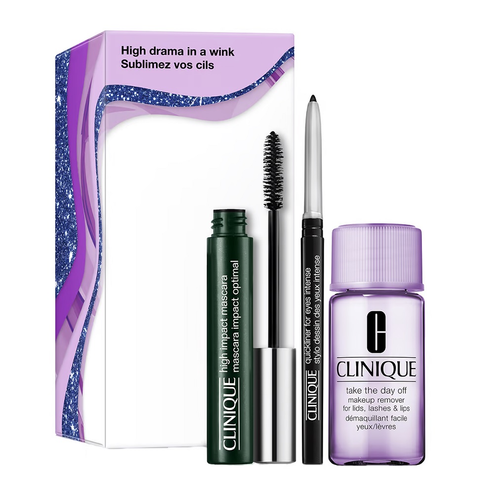 86116561700819632 High Drama in a Wink zestaw High Impact™ Mascara 7ml + Quickliner For Eyes™ Intense 0.14g + Take The Day Off™ Makeup Remover 30ml - obrazek 1