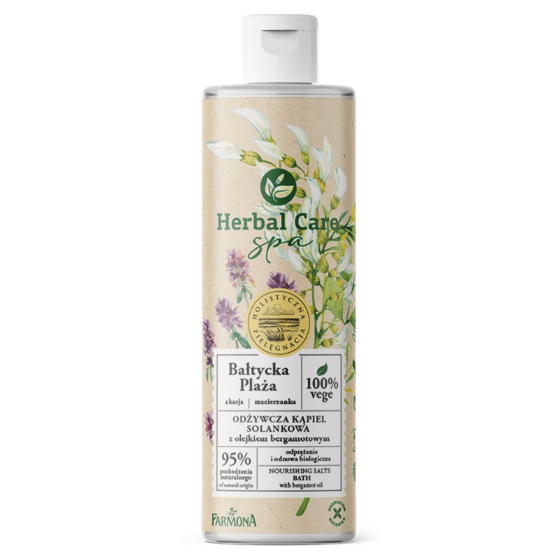 86187531686823565 Herbal Care Spa odżywcza kąpiel solankowa Bałtycka Plaża 400ml - obrazek 1