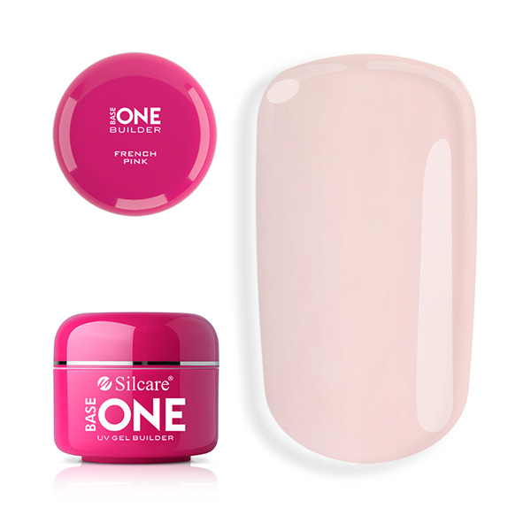 86264041695357445 Base One French Pink żel budujący do paznokci 15g - obrazek 1