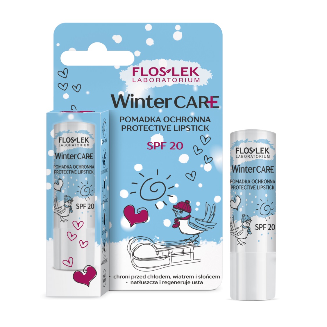 86319721641898127 Winter Care pomadka ochronna do ust SPF20 - obrazek 1