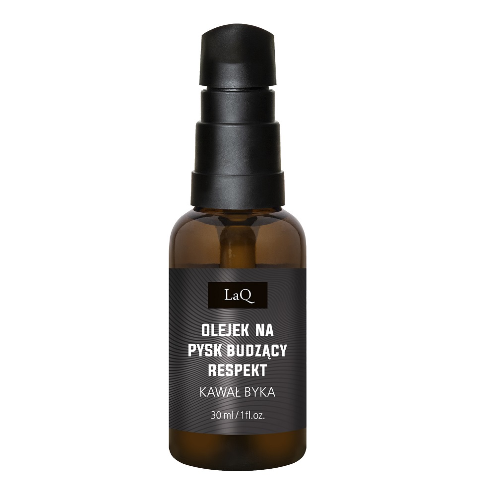 8638301750857942 Olejek po goleniu i do brody Kawał Byka Black 30ml - obrazek 1