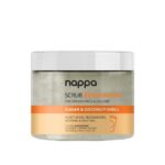 Nappa Scrub Exfoliation peeling złuszczenie z cukrem i łupinami kokosa na pękające pięty i odciski 350ml