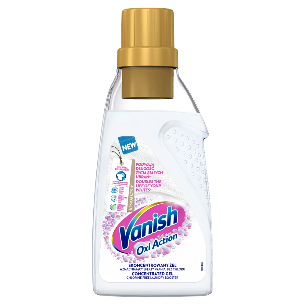 86480111677069167 Oxi Action odplamiacz do białych tkanin w żelu 500ml - obrazek 1