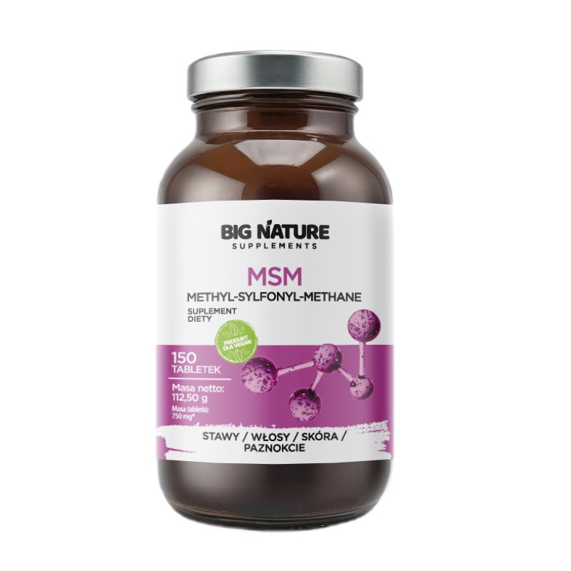 8649281763608982 MSM suplement diety 150 tabletek - obrazek 1