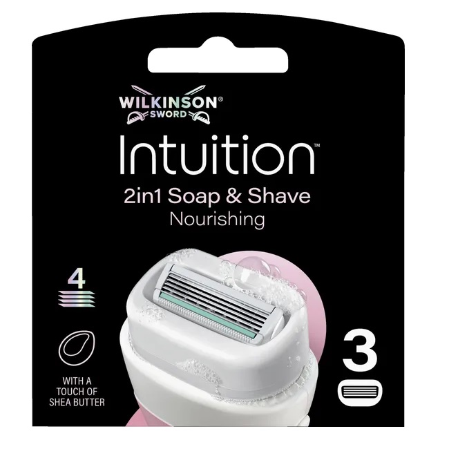 86506821777038825 Intuition Nourishing wkłady z 4 ostrzami 3szt - obrazek 1