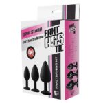 Fantasstic Anal Training Kit korek analny Red Stone 3szt.