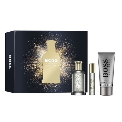 86665041756882551 Boss Bottled zestaw woda perfumowana spray 100ml + woda perfumowana spray 10ml + żel pod prysznic 100ml - obrazek 1