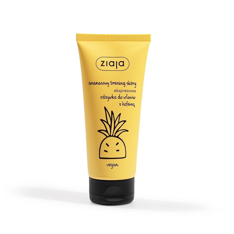 86771131614948440 Ananasowy Trening Skóry ekspresowa odżywka do włosów z kofeiną 100ml - obrazek 1