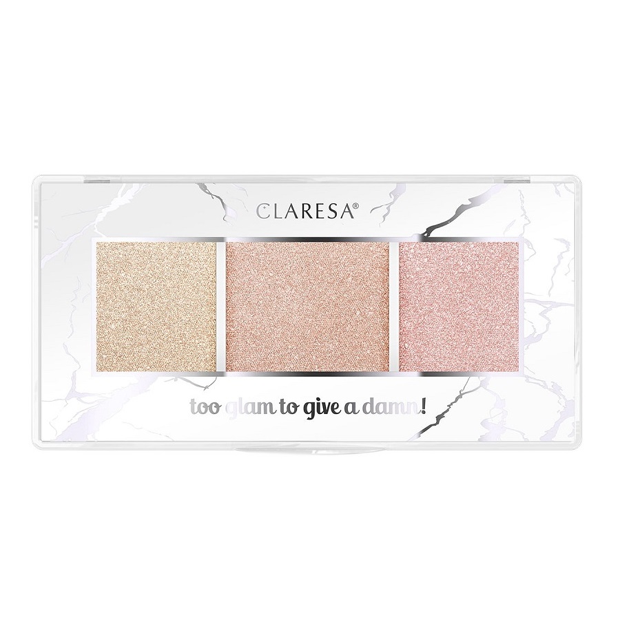 86781041708698516 Too Glam To Give A Damn paleta rozświetlaczy 12 Golden Glow 12.5g - obrazek 1