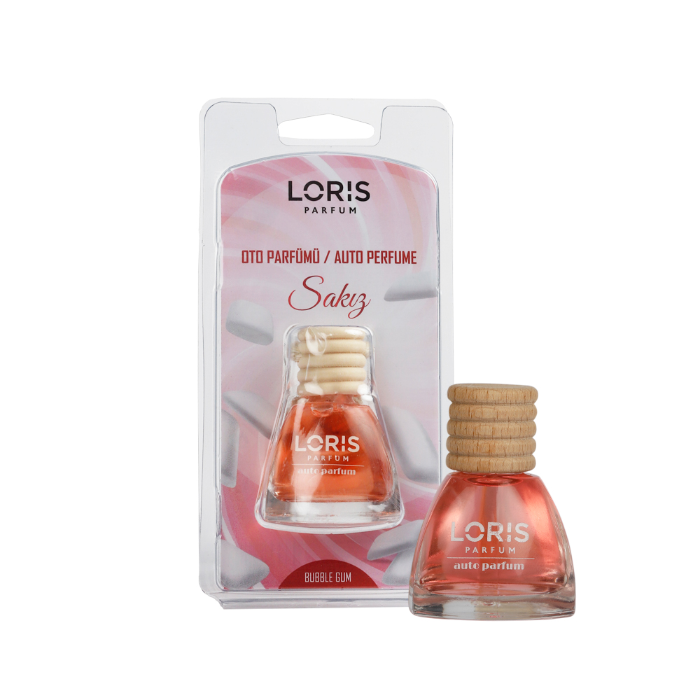 86800821687426888 Auto Perfume zawieszka zapachowa do samochodu Guma Balonowa 10ml - obrazek 1