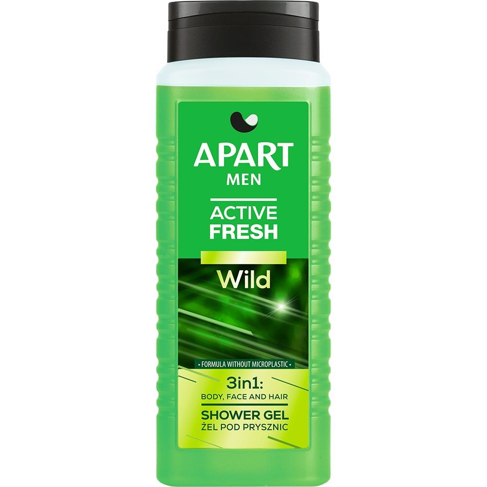 86882141754212536 Men żel pod prysznic 3w1 Active Fresh Wild 500ml - obrazek 1