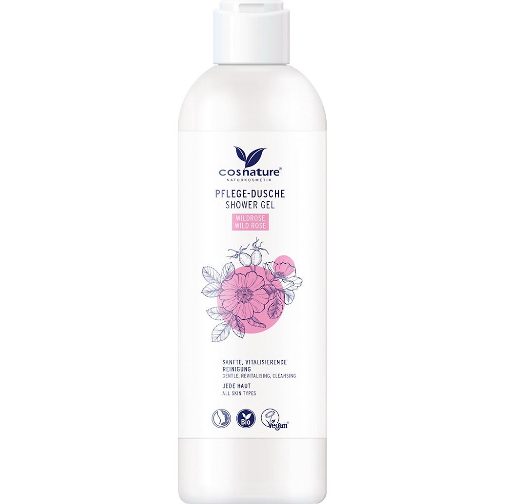 86912701676383049 Shower Gel naturalny nawilżający żel pod prysznic z dziką różą 250ml - obrazek 1