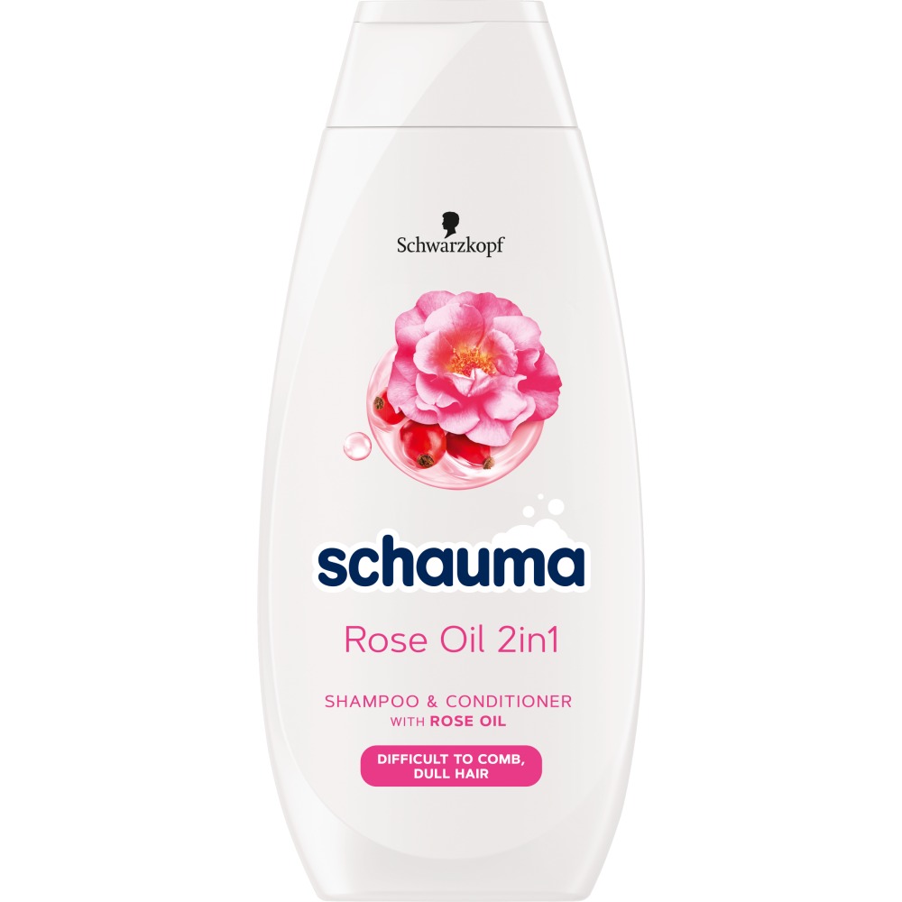 86979671642398081 Rose Oil 2in1 szampon i odżywka ułatwiająca rozczesywanie do włosów splątanych i matowych 400ml - obrazek 1