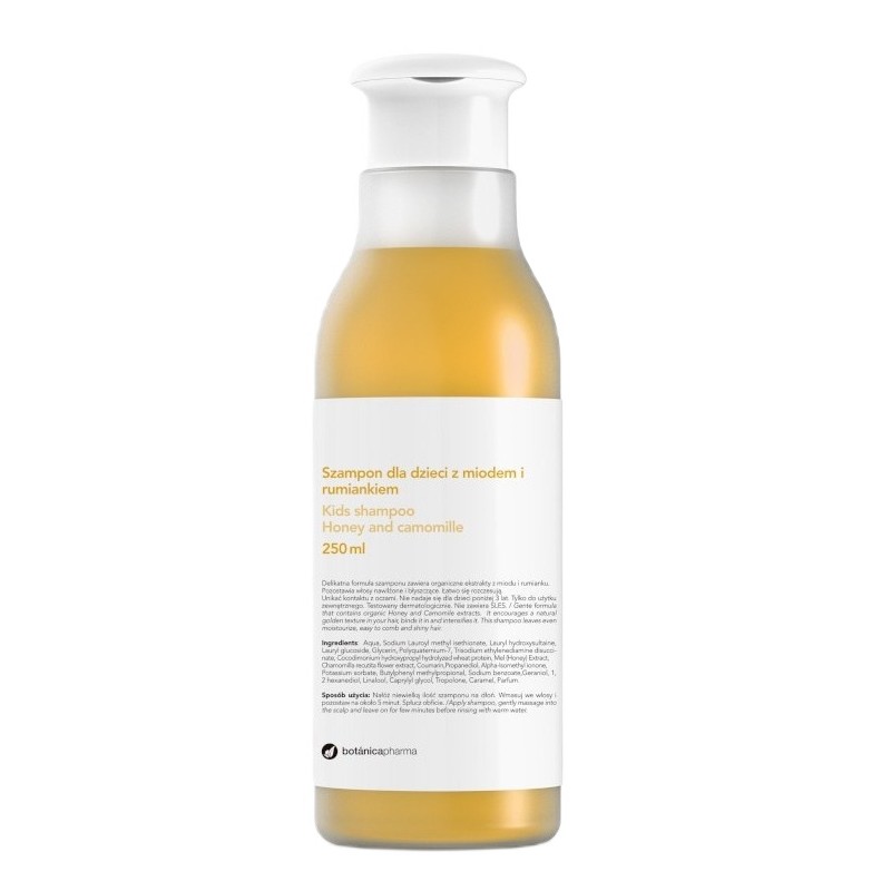 8699291770295684 Szampon dla dzieci z miodem i rumiankiem 250ml - obrazek 1
