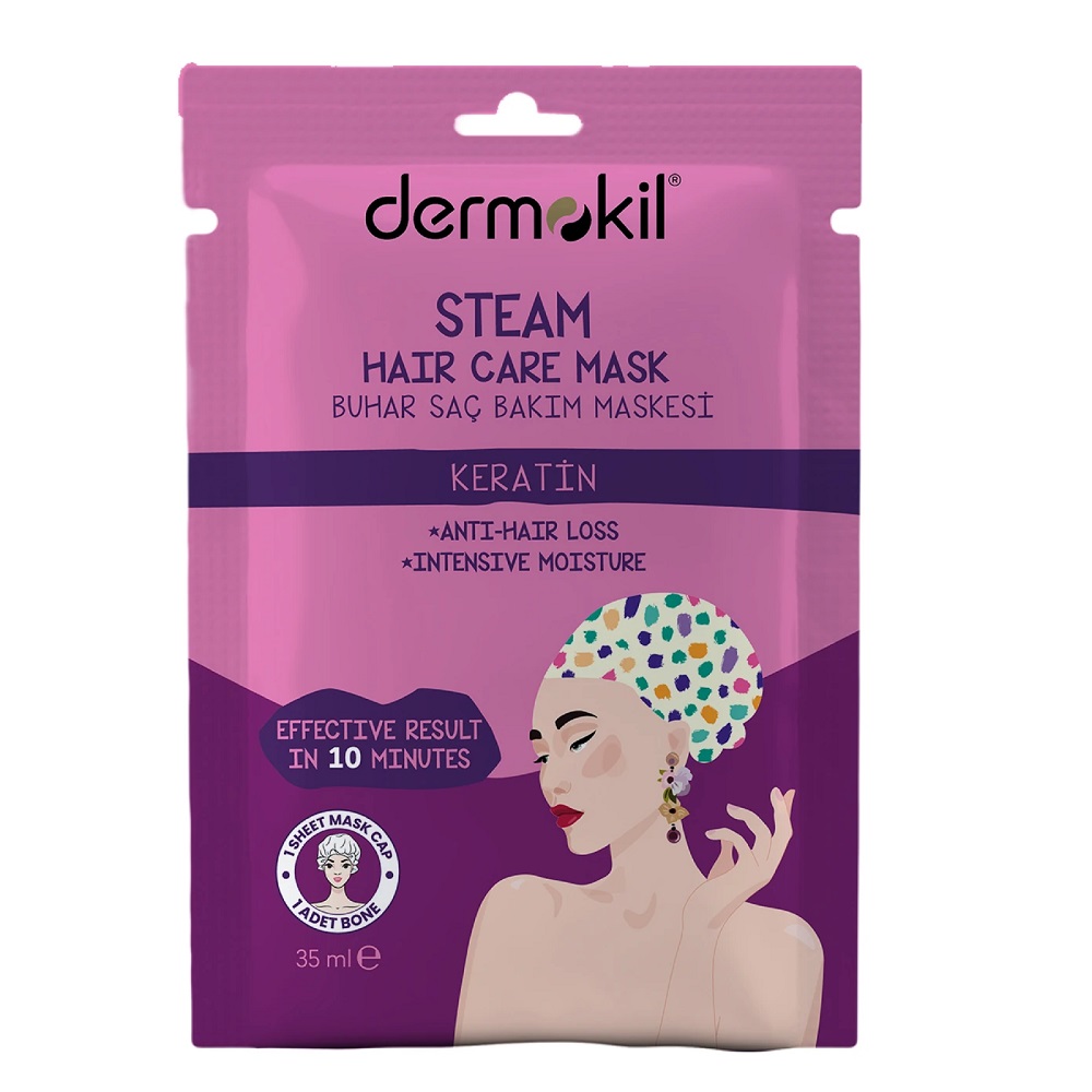 87041591716188520 Keratin Steam Hair Care Mask keratynowa maska do pielęgnacji włosów 35ml - obrazek 1