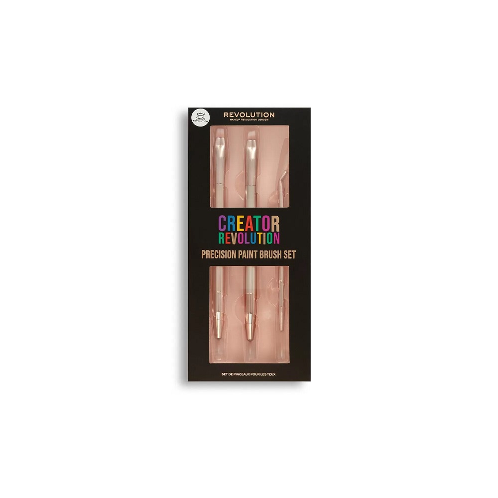 87063451661154917 Creator Revolution Precision Paint Brush Set zestaw trzech pędzli do precyzyjnego makijażu oczu - obrazek 1