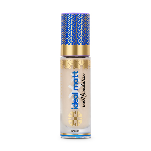 87123831664451013 Ideal Matt Mattifying Foundation mineralny podkład matujący 300A Light Nude 30ml - obrazek 1