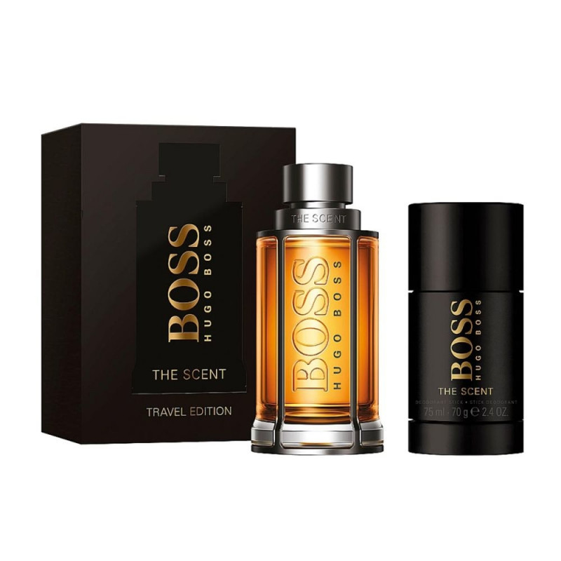 87269071732609113 Boss The Scent For Man zestaw woda toaletowa spray 100ml + dezodorant sztyft 75ml - obrazek 1
