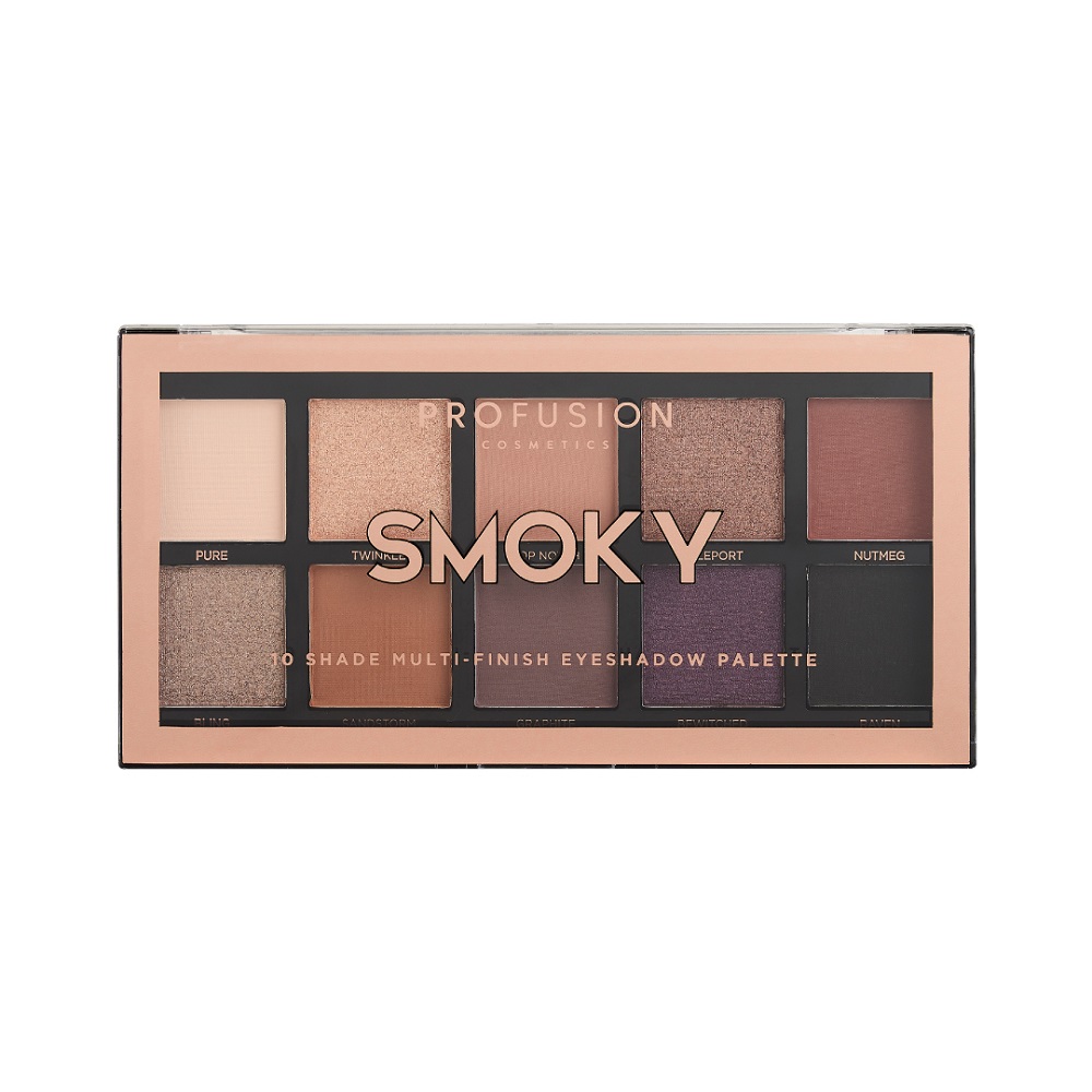 87326921636538028 Smoky Eyeshadow Palette paleta 10 cieni do powiek - obrazek 1