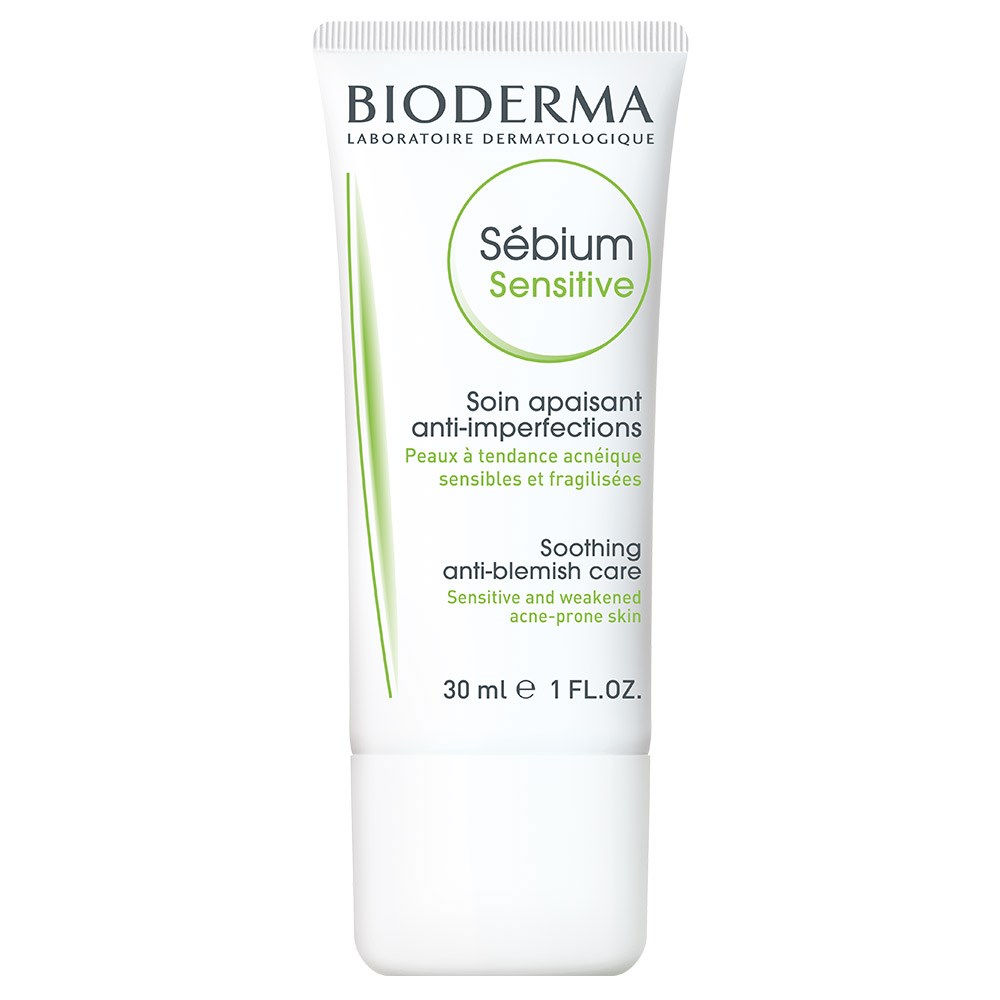 87351561622530180 Sebium Sensitive kojący krem zapobiegający zaczerwienieniem 30ml - obrazek 1