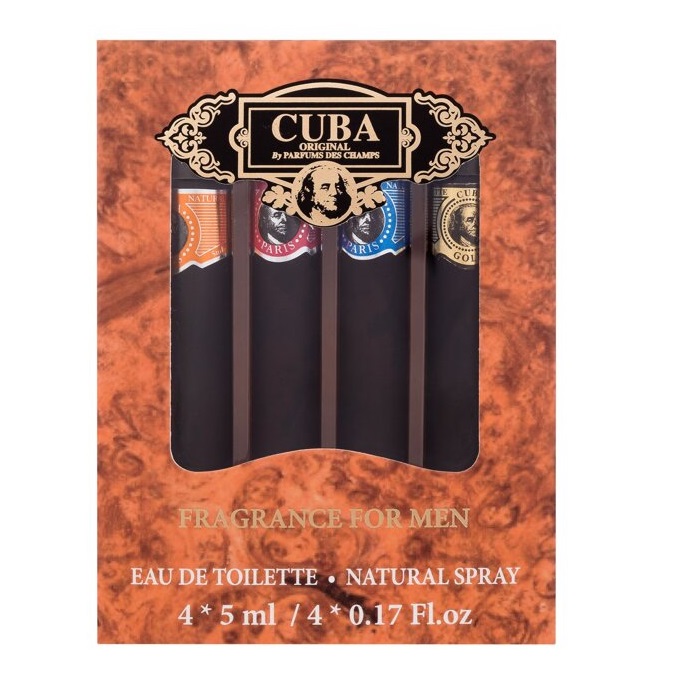 87355921724215329 Fragrance For Men zestaw woda toaletowa spray 4x5ml - obrazek 1