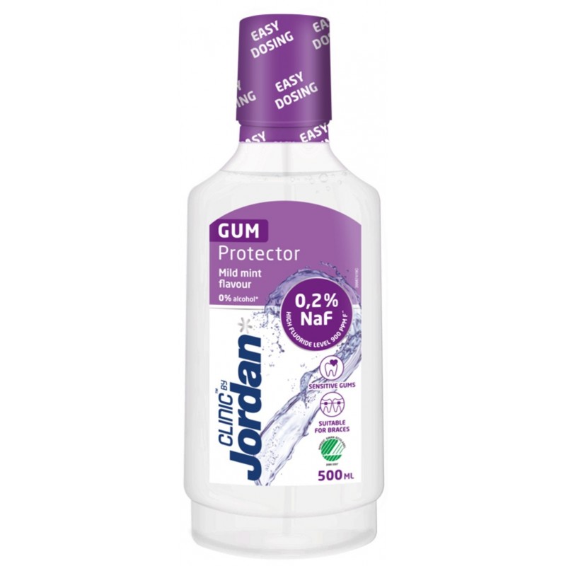 87384611700556340 Clinic Gum Protector Mouthwash płyn do płukania jamy ustnej Mild Mint 500ml - obrazek 1