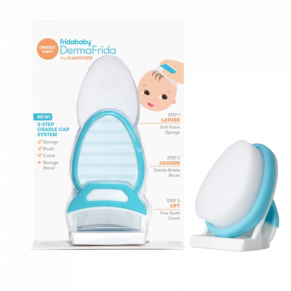 87407881663225307 FridaBaby DermaFrida masażer do szczotkowania ciemieniuchy - obrazek 1