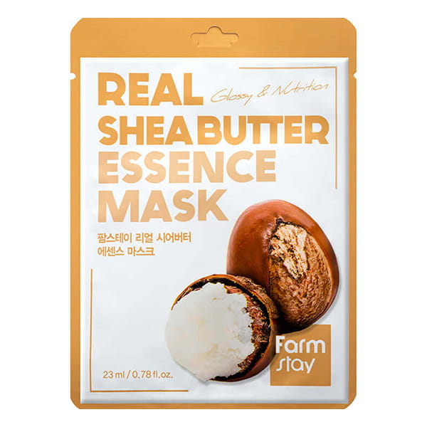 8744651681371209 Real Shea Butter Essence Mask odżywcza maseczka w płachcie z masłem shea 23ml - obrazek 1