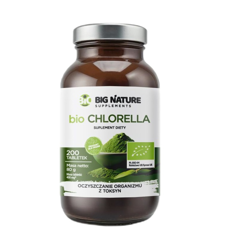 87460821762959101 Bio Chlorella suplement diety 200 tabletek - obrazek 1