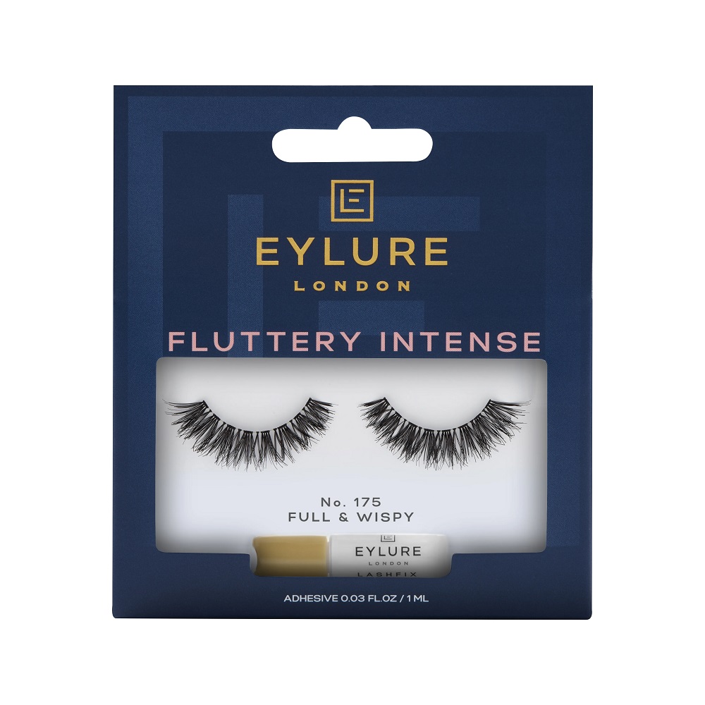 87608391718284385 Fluttery Intense Lashes sztuczne rzęsy z klejem efekt podwójnej objętości No. 175 - obrazek 1