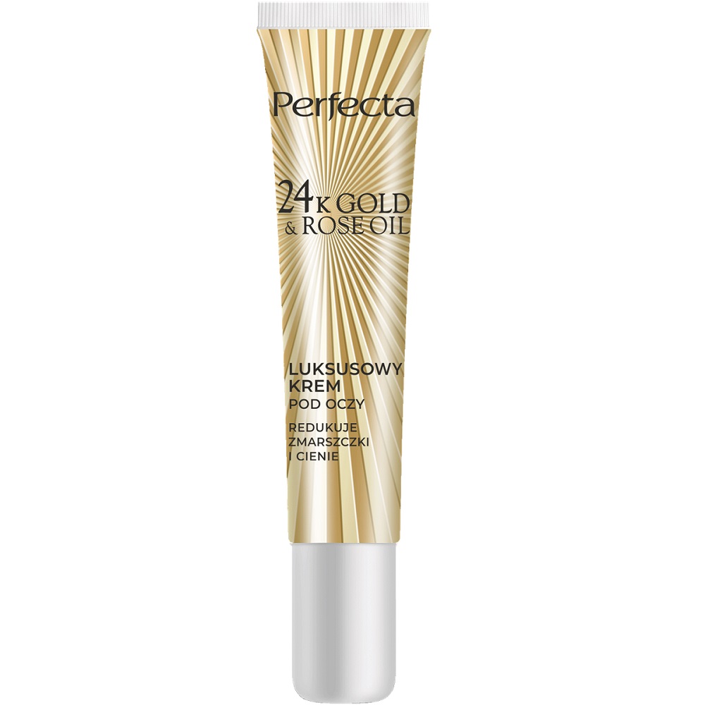 87646411708522351 24K Gold & Rose Oil luksusowy krem przeciwzmarszczkowy pod oczy 15ml - obrazek 1