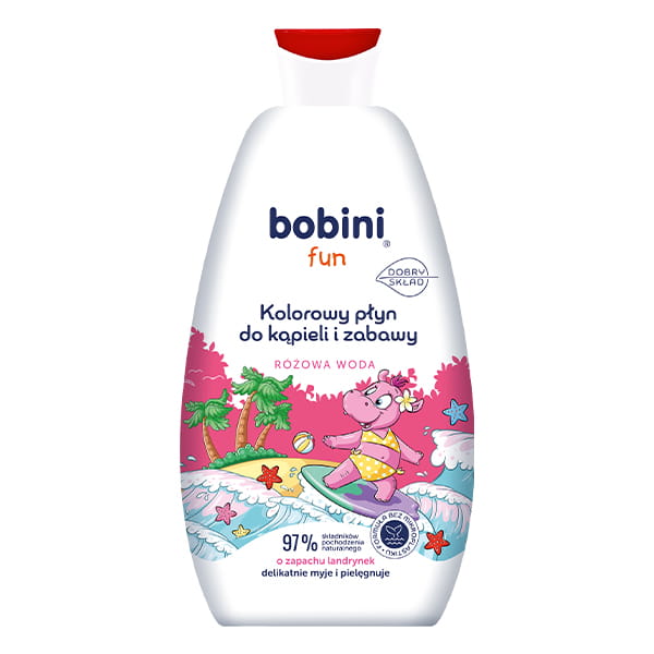 87651441754486722 Fun kolorowy płyn do kapieli i zabawy Różowa Woda 500ml - obrazek 1