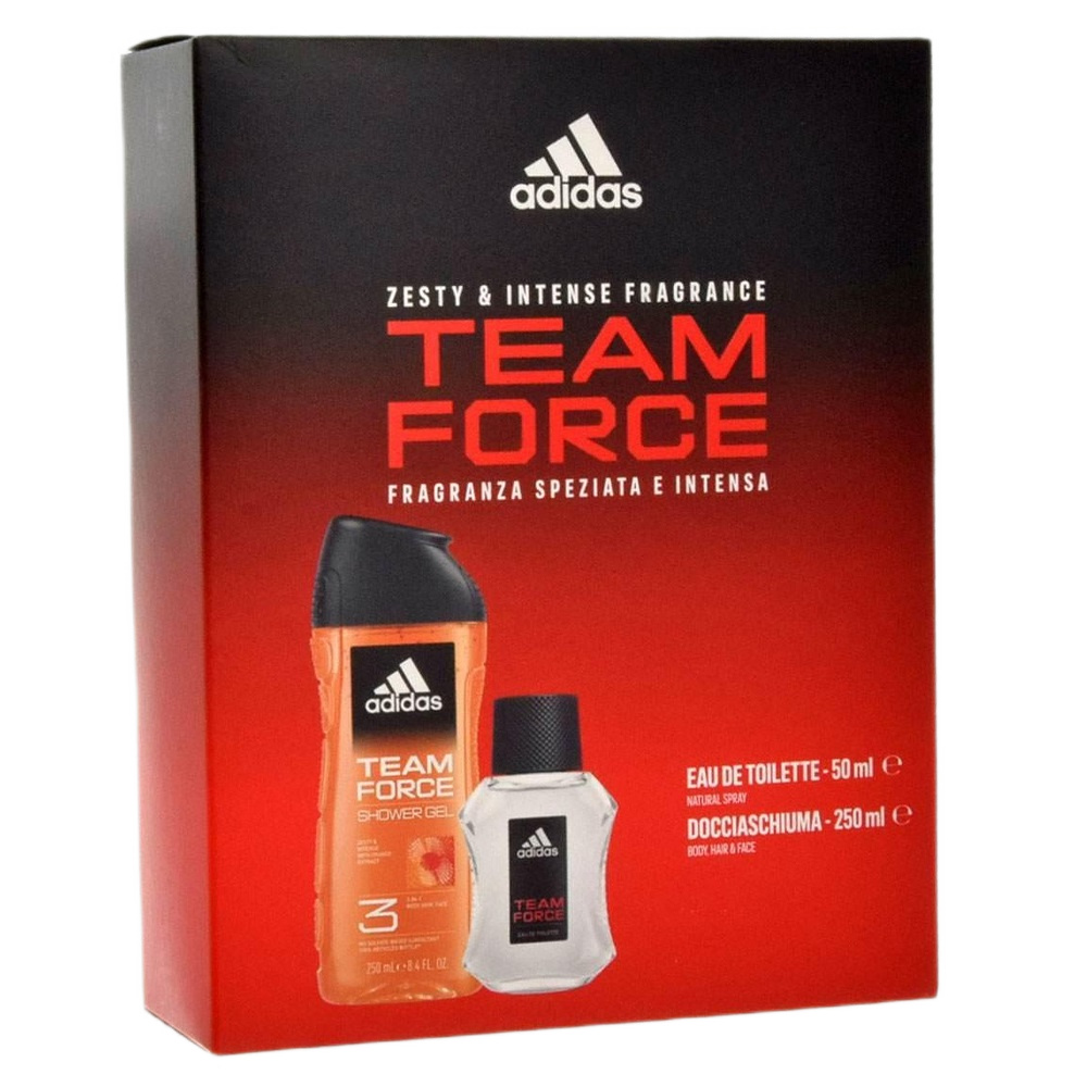 87662041758613101 Team Force zestaw woda toaletowa spray 50ml + żel pod prysznic 250ml - obrazek 1