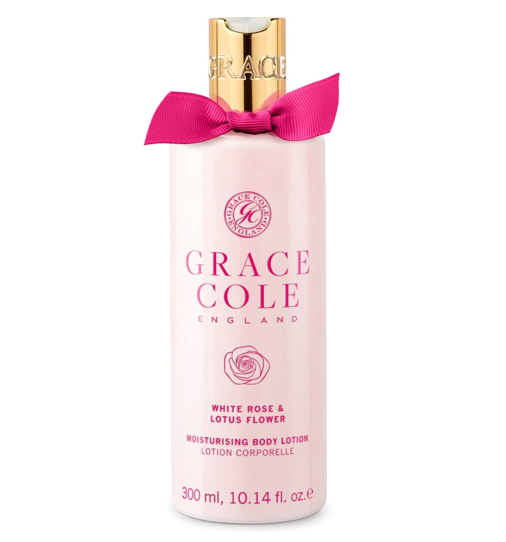 8772671649852648 Moisturizing Body Lotion nawilżający balsam do ciała White Rose & Lotus Flower 300ml - obrazek 1