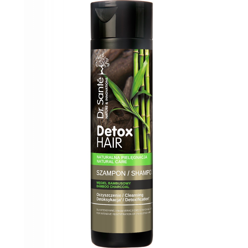 87728361618382778 Detox Hair Shampoo regenerujący szampon do włosów Węgiel Bambusowy 250ml - obrazek 1
