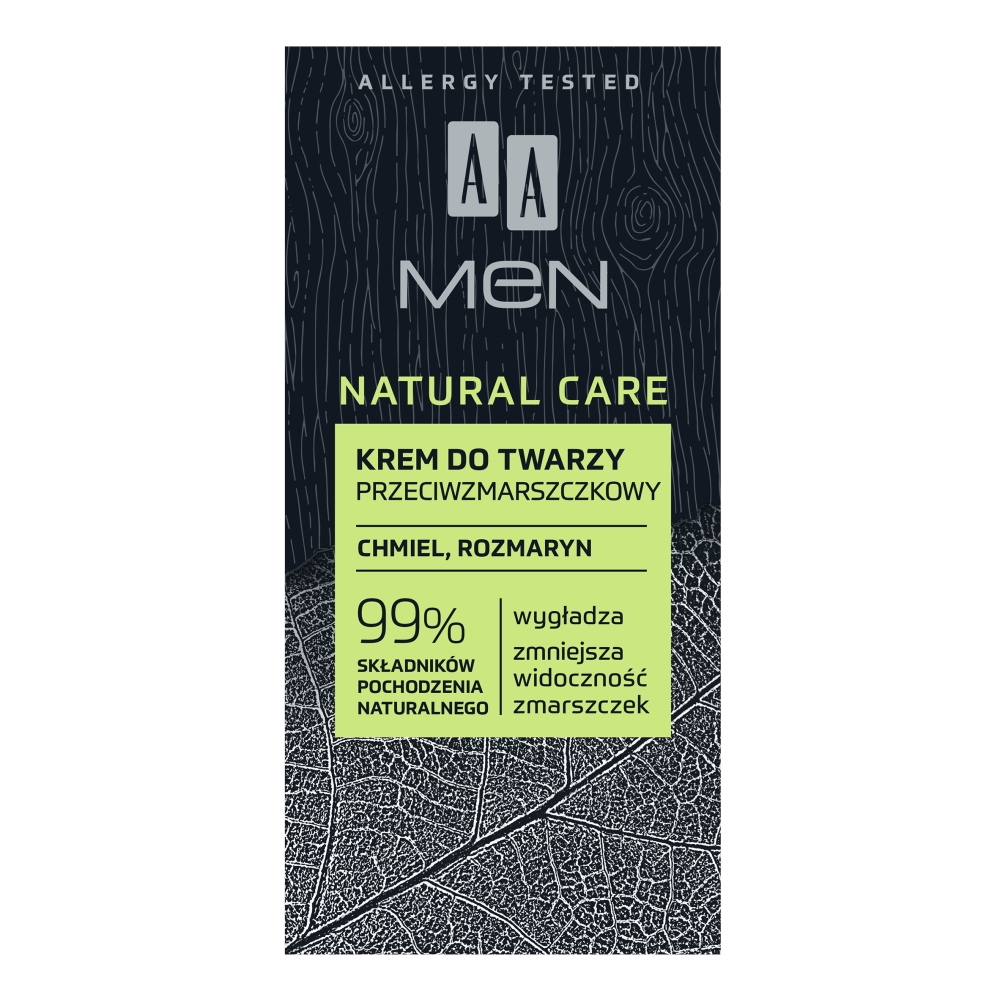 87764441617022473 Men Natural Care krem przeciwzmarszczkowy 50ml - obrazek 1