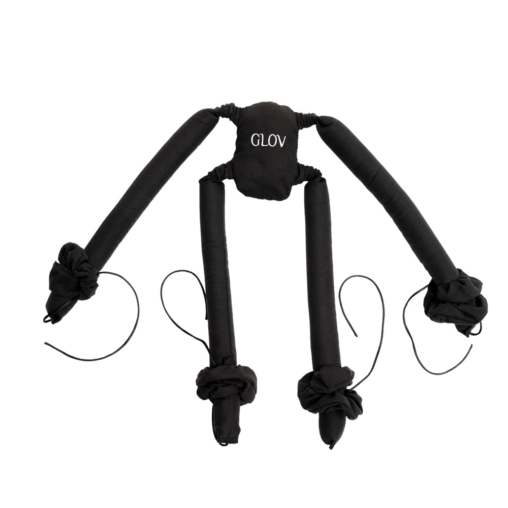 87800051764926608 CoolCurl Spider Set wałki do kręcenia włosów na zimno do włosów długiej i średniej długości Black 4szt - obrazek 1